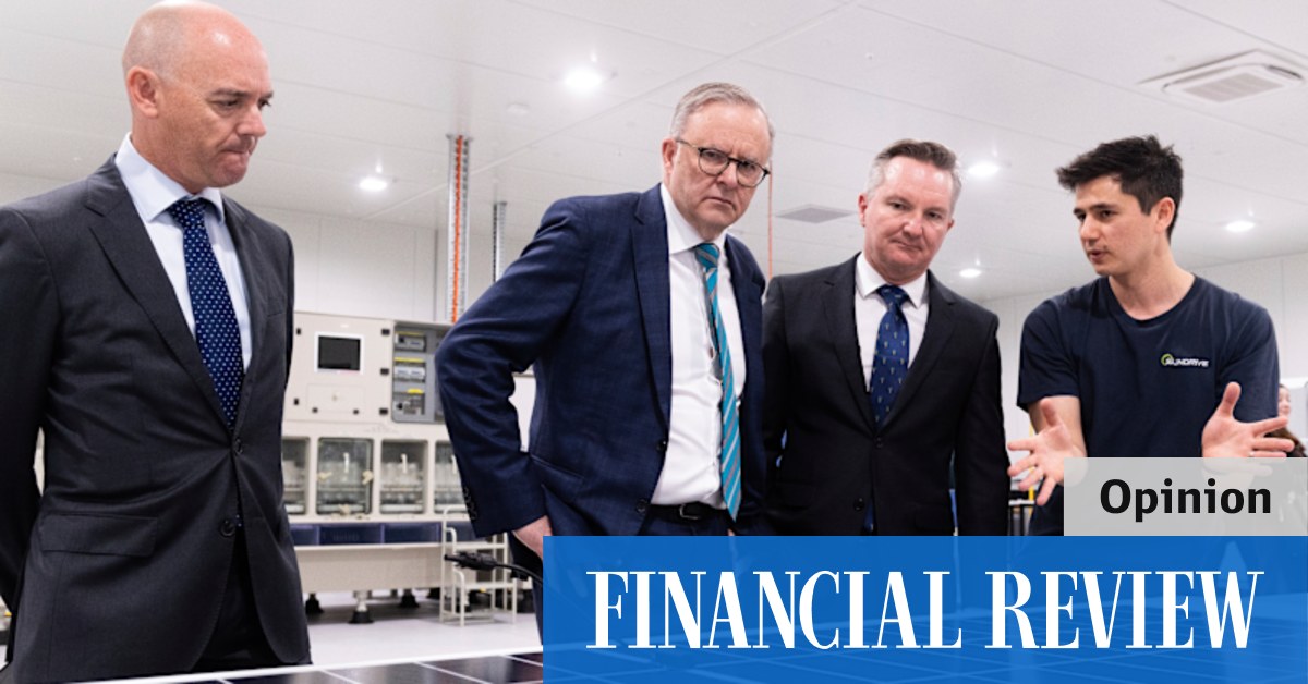 Energy transition: Anthony Albanese's silly billion-dollar bet on solar panels - Vimarsana News