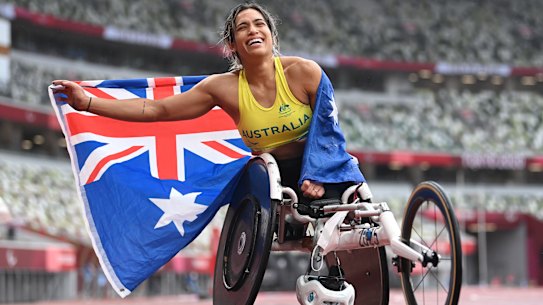 Madison de Rozario won her second Paralympic gold medal on Sunday. 