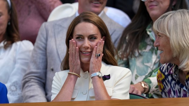 The Princess of Wales in the Royal box in 2025.