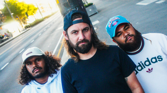 Dem Mob are Elisha Umuhuri, Matt Gully and Jontae Lawrie.