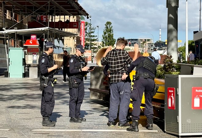 Police mark another wanding milestone with operation in city mall