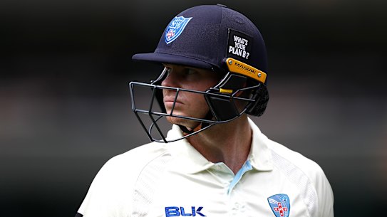 Steve Smith has injured his elbow and is out of NSW’s Sheffield Shield game against Victoria, starting Thursday.