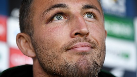 The playing future of Souths captain Sam Burgess is shrouded in uncertainty.