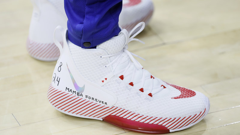 tribute to kobe shoes