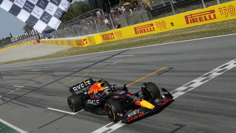 Verstappen takes F1 lead, agony for Leclerc, Ricciardo 12th