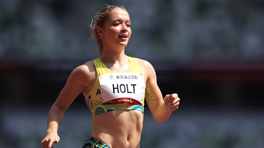 Isis Holt picked up a silver medal on Friday in the women’s T35 100m final. 