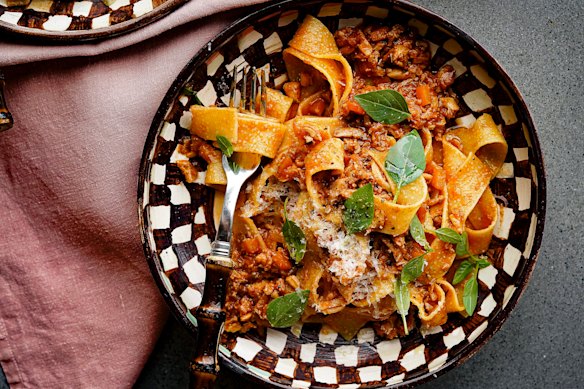 Get a batch of this chicken ragu on the stove quick smart.