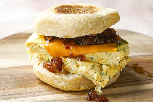 Feed a crowd with these egg-and-bacon muffins with a twist.
