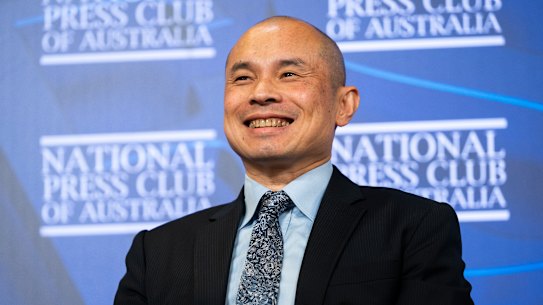 Wang Xining, Deputy Head of Mission of Chinese embassy in Canberra.