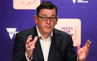 Victorian Premier Daniel Andrews.