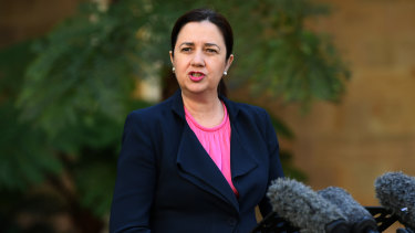 Queensland's Premier Annastacia Palaszczuk is happy with the low case numbers returning.