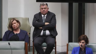 Liberal MP Craig Kelly during Question Time at Parliament House in Canberra on Wednesday.