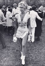 Model Leanne Edelsten at Flemington. 
