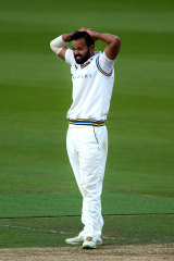 Azeem Rafiq during his time with Yorkshire in 2017.