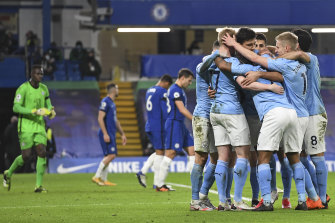 All three of City's goals came in a 16-minute first-half blitz to sound the warning siren for the Mancunians' title rivals.