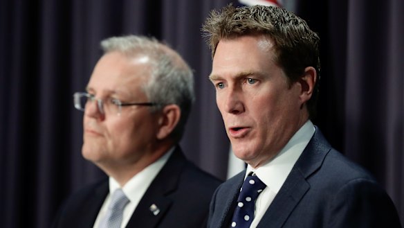 Prime Minister Scott Morrison and Attorney-General Christian Porter.