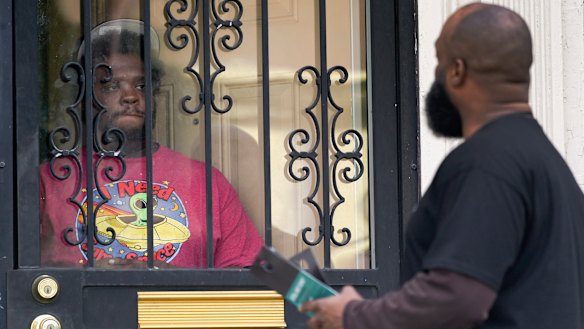 Officials are walking door-to-door to encourage residents of the majority black city of Detroit to get vaccinated against COVID-19 as the city’s immunization rate lags well behind the rest of Michigan and the United States. 