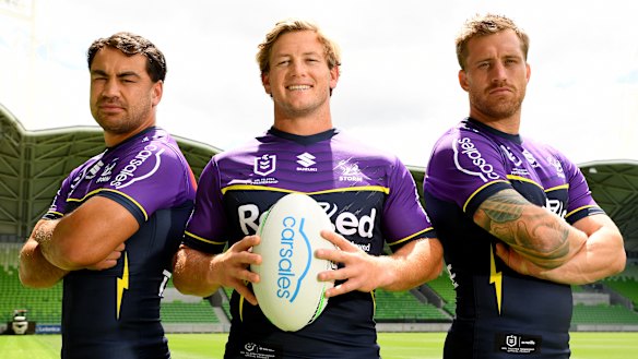Jahrome Hughes, Harry Grant and Cameron Munster make a lethal trio.