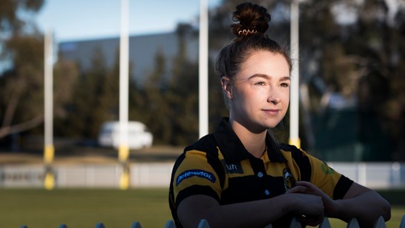 Queanbeyan Tigers player Cass Taylor has "trained the house down" to get back into the seniors side.