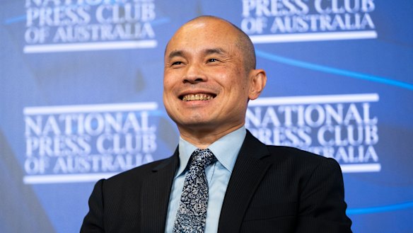 Wang Xining, deputy head of mission of the Chinese embassy in Canberra.