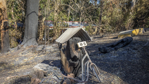 The fire at Beechmont claimed a number of homes last week.