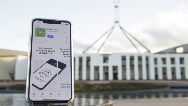 Bipartisan support: the coronavirus contract tracing app.