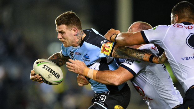 Josh Dugan almost cost the Sharks a try, but was otherwise impressive.