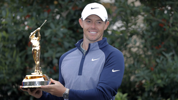 Triumph: Rory McIlroy will head into the Masters full of confidence.