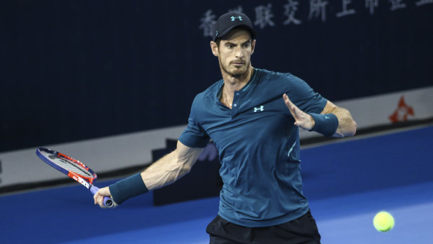 Andy Murray's comeback from a serious hip injury is progressing.