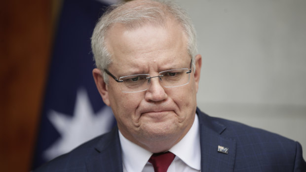 Scott Morrison was eager to spruik Australia's approach to tackling coronavirus even as the second wave  was beginning.