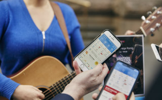 Music to their ears: 20 buskers registered with the City of Melbourne are trialling an elecronic payment system. 