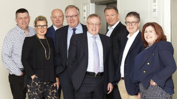 Judo's team: Alex Twigg, Kate Keenan, David Hornery, Joseph Healy, Chris Baybliss, Malcolm Hiscock and Jacquie Colwell.