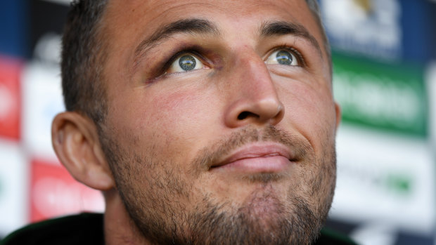 The playing future of Souths captain Sam Burgess is shrouded in uncertainty.