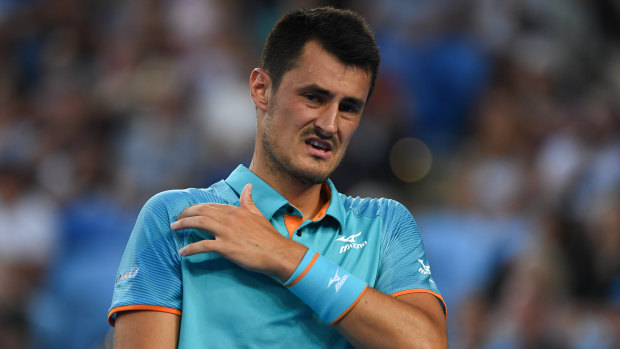 Young Bernard Tomic: does not play well with others.