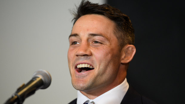 Setting an example: Cooper Cronk says players have a responsibility to the game.
