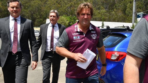 One of a kind: Manly coach Des Hasler has been back to his wacky best.