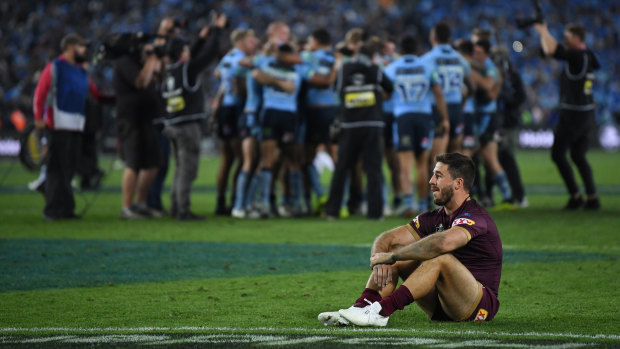 Tough night: Ben Hunt reflects on a disappointing evening at ANZ Stadium.