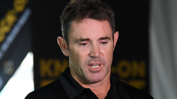 Too tough to watch: State of Origin coach Brad Fittler.