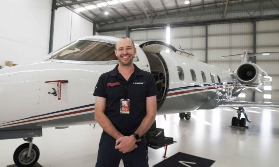 Retrieval Medics managing director Ethan Dooley: The firm operates with a 50-strong team to deliver airborne intensive care around the globe.