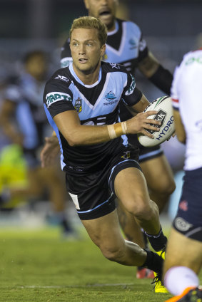 Continuity: Matt Moylan will stay at five-eighth for the Sharks.
