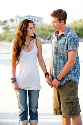 Cyrus and Hemsworth in 2010's The Last Song.