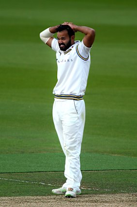 Azeem Rafiq during his time with Yorkshire in 2017.