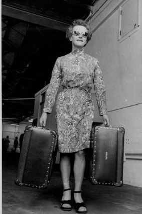 Mrs Eris White paid $40 each for the suitcases that had contained the $500,000 ransom. April 28, 1972.