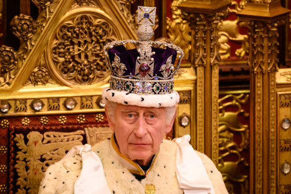 King Charles III sat on a gilded throne and read out the King’s Speech during the opening of parliament at Westminster. By tradition, the speech outlines the government’s agenda for the next 12 months.