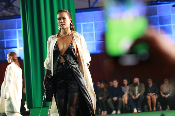The Strateas Carlucci show at Melbourne Fashion Festival was a collaboration with beer brand Victoria Bitter. New MFF chief executive Caroline Ralphsmith can see the benefit of future team-ups between big business and fashion brands.