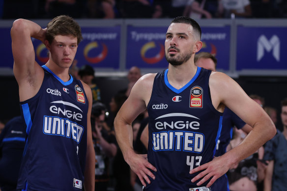 Goulding and his Melbourne United teammates were devastated after their game five loss to Tasmania in the NBL grand final series in February.