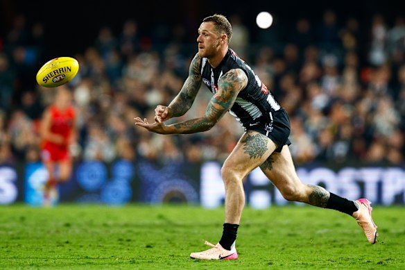 Tim Membrey kicked the first goal to lift the team’s confidence. 