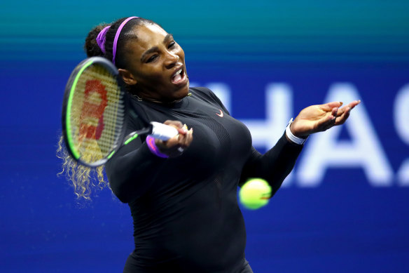 Serena Williams is through to the US Open women's final.