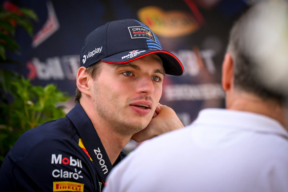 Red Bull driver Max Verstappen at the Australian Grand Prix.