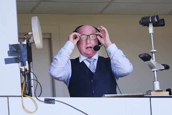 Terry Bailey called races professionally for more than 40 years.